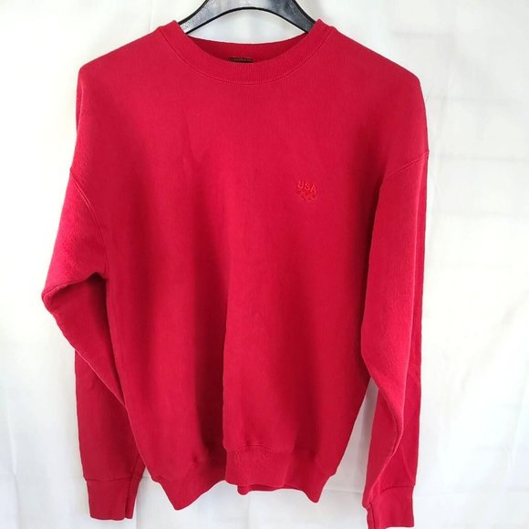 J. C. Penney Other - VTG USA Olympics Sweatshirt Adult Large L Red JC Penney Crewneck Retro Hip Hop